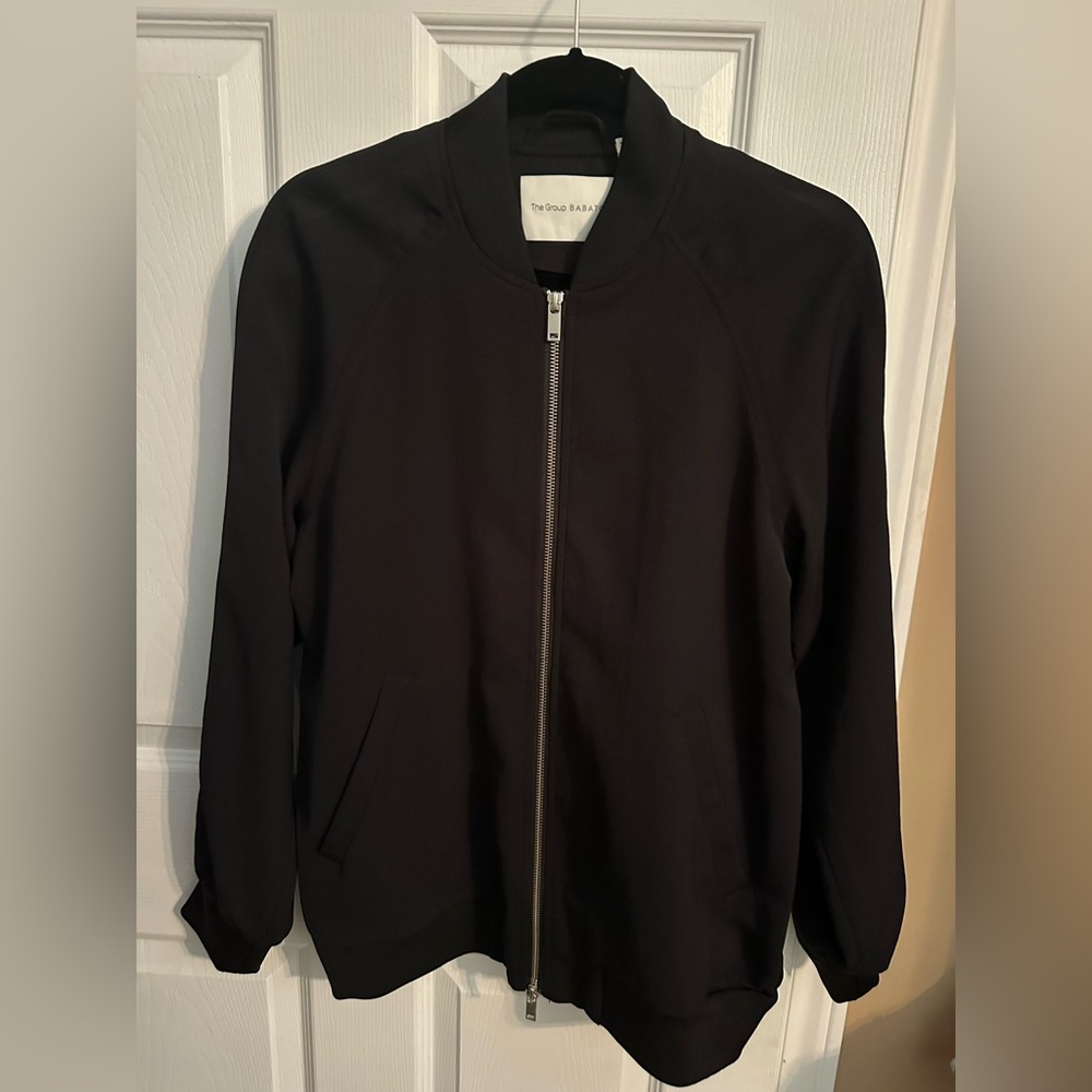 Women’s Babaton Black Zip Bomber Jacket
